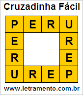 Cruzadinha Fácil Peru