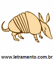 Letramento Tatu Animal Com a Letra T