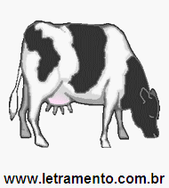 Letramento Vaca Animal Com a Letra V