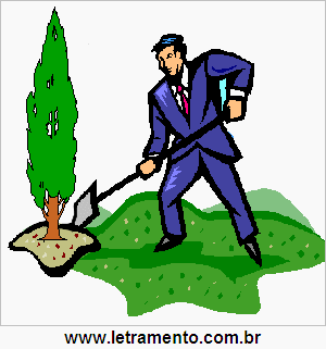 Homem Plantando Árvore