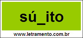 Palavra Súdito Para Completar Com a Letra D