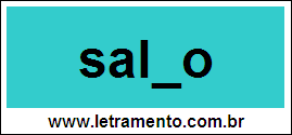 Palavra Saldo Para Completar Com a Letra D