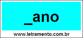 Palavra Dano Para Completar Com a Consoante D