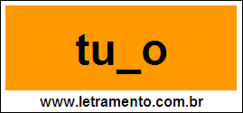 Palavra Tudo Para Completar Com a Letra D
