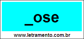 Palavra Dose Para Completar Com a Consoante D