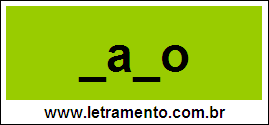 Palavra Dado Para Completar Com a Letra D