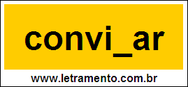 Palavra Convidar Para Completar Com a Consoante D