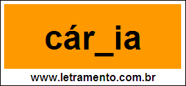 Palavra Cárdia Para Completar Com a Letra D