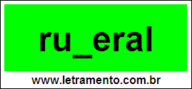 Palavra Ruderal Para Completar Com a Consoante D