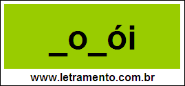 Palavra Dodói Para Completar Com a Letra D