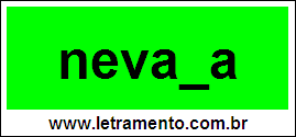 Palavra Nevada Para Completar Com a Consoante D