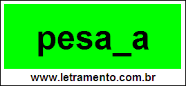 Palavra Pesada Para Completar Com a Consoante D