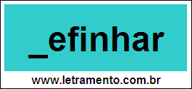 Palavra Definhar Para Completar Com a Letra D