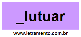 Palavra Flutuar Para Completar Com a Consoante F