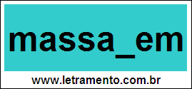Palavra Massagem Para Completar Com a Letra G