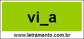 Palavra Viga Para Completar Com a Letra G