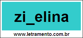 Palavra Zibelina Para Completar Com a Letra B