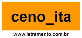 Palavra Cenobita Para Completar Com a Letra B