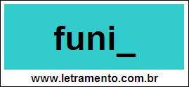 Palavra Funil Para Completar Com a Letra L