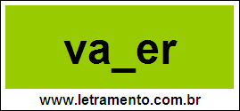 Palavra Valer Para Completar Com a Letra L