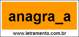 Palavra Anagrama Para Completar Com a Letra M