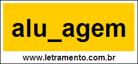 Palavra Alunagem Para Completar Com a Consoante N