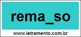 Palavra Remanso Para Completar Com a Letra N