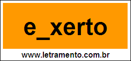 Palavra Enxerto Para Completar Com a Letra N