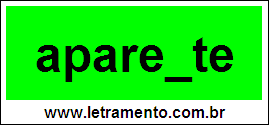 Palavra Aparente Para Completar Com a Consoante N