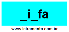 Palavra Ninfa Para Completar Com a Consoante N
