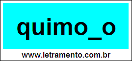 Palavra Quimono Para Completar Com a Consoante N