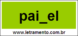 Palavra Painel Para Completar Com a Letra N