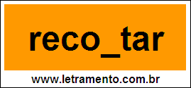 Palavra Recontar Para Completar Com a Letra N