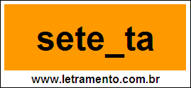Palavra Setenta Para Completar Com a Letra N