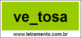 Palavra Ventosa Para Completar Com a Letra N