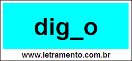 Palavra Digno Para Completar Com a Consoante N
