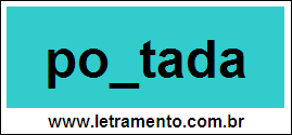 Palavra Pontada Para Completar Com a Letra N