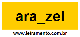 Palavra Aranzel Para Completar Com a Consoante N