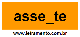 Palavra Assente Para Completar Com a Letra N