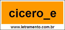 Palavra Cicerone Para Completar Com a Letra N