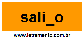 Palavra Salino Para Completar Com a Letra N