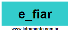 Palavra Enfiar Para Completar Com a Letra N