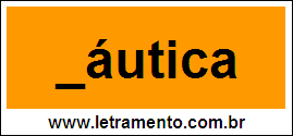 Palavra Náutica Para Completar Com a Letra N