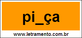 Palavra Pinça Para Completar Com a Letra N