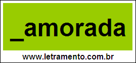 Palavra Namorada Para Completar Com a Letra N