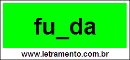 Palavra Funda Para Completar Com a Consoante N