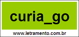 Palavra Curiango Para Completar Com a Letra N