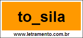 Palavra Tonsila Para Completar Com a Letra N