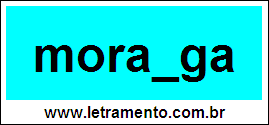 Palavra Moranga Para Completar Com a Consoante N