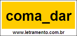 Palavra Comandar Para Completar Com a Consoante N